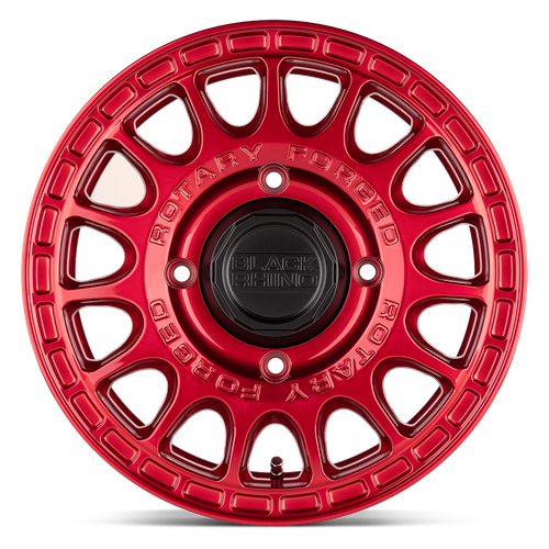 Black Rhino Hard Alloys - UTV SANDSTORM UTV 15X7 4X110 80 +51 C-RED Wheels