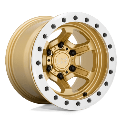Black Rhino BRFFT 15X10 6X5.5 G-GOLD MACH-RG -38MM Wheels