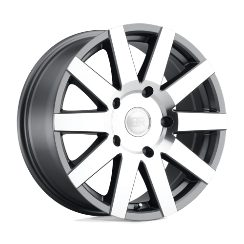 Black Rhino BRJRN 16X7.5 6X5.5 G-GNMTL-MIR 35MM Wheels