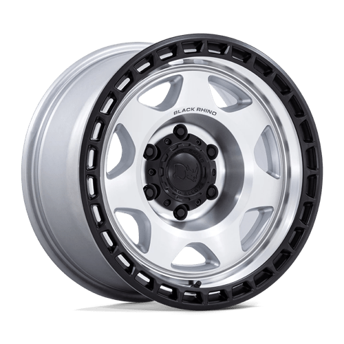 Black Rhino Hard Alloys VOYAGER 17X8.5 5X5 71 +0 SLV-MCH-BLK Wheels