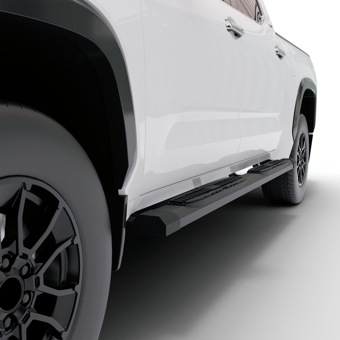 Vanguard Black Powdercoat Side Steps & Running Boards Running Boards Running Board for 2022-2025 toyota tundra nan