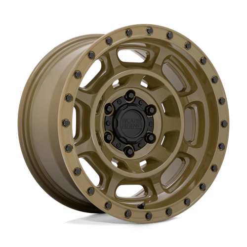 Black Rhino Hard Alloys BR CONVOY 17X8.5 5X5.0 GATOR-GRN -18MM Wheels