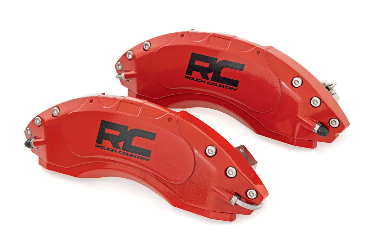 Caliper Covers | Front and Rear | Red | Chevy/GMC 2500HD/3500HD (20-25)