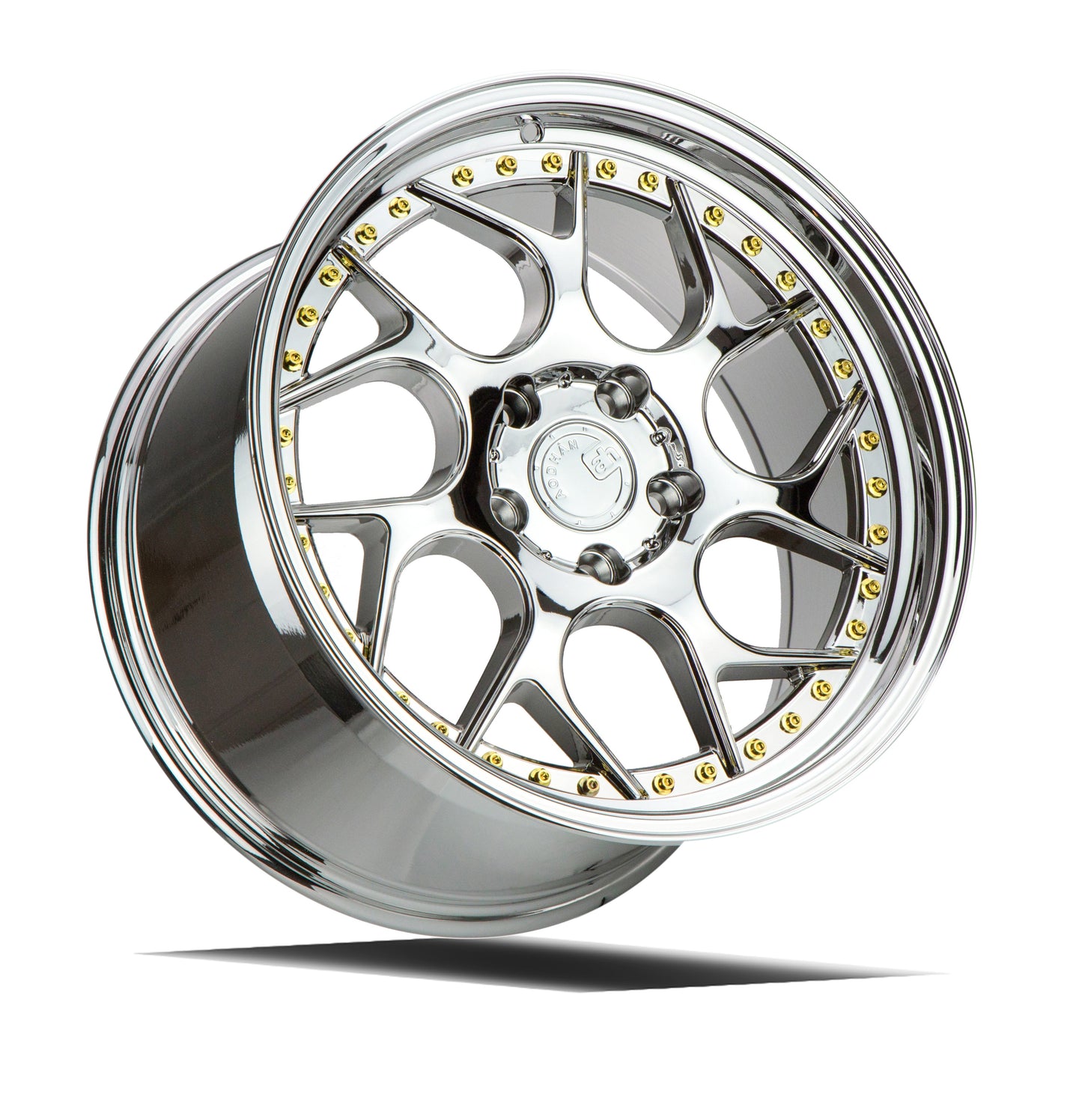 Aodhan 18x8.5 DS01 Series | Vacuum Chrome | 5x100 | +35 | 73.1