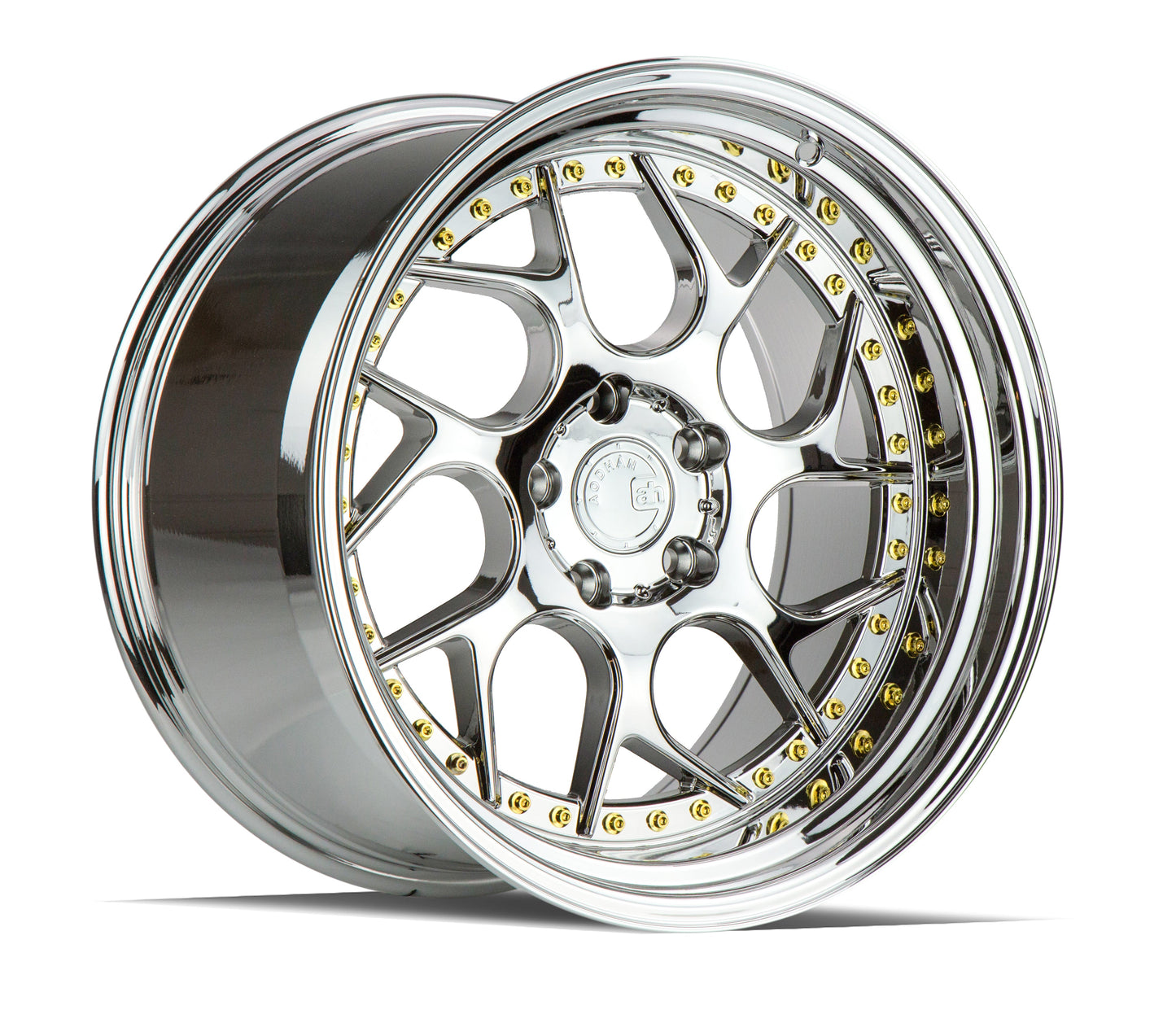 Aodhan 18x9.5 DS01 Series | Silver w/Machined Lip | 5x114.3 | +22 | 73.1