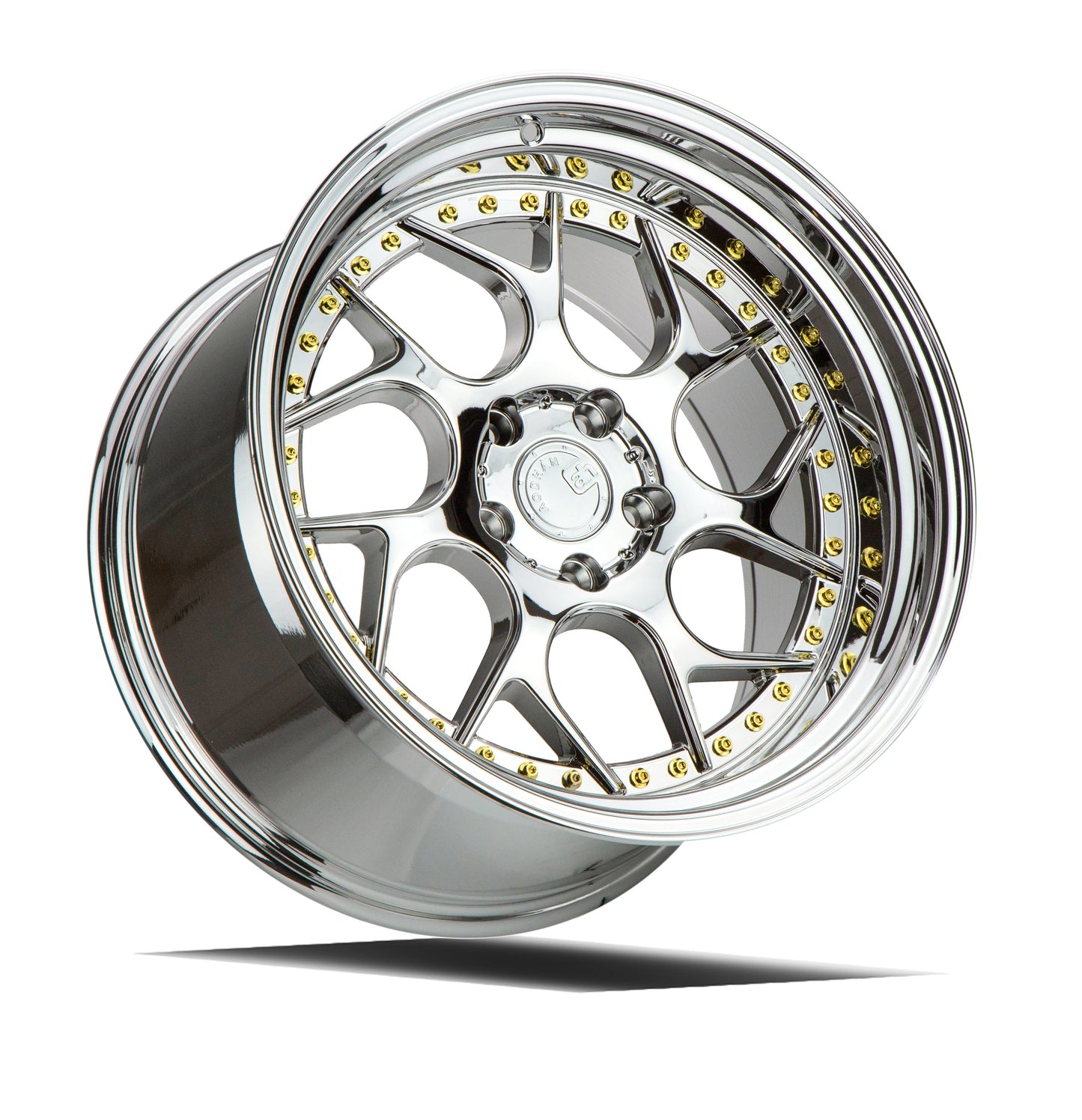 Aodhan 18x8.5 DS01 Series | Vacuum Chrome | 5x114.3 | +35 | 73.1