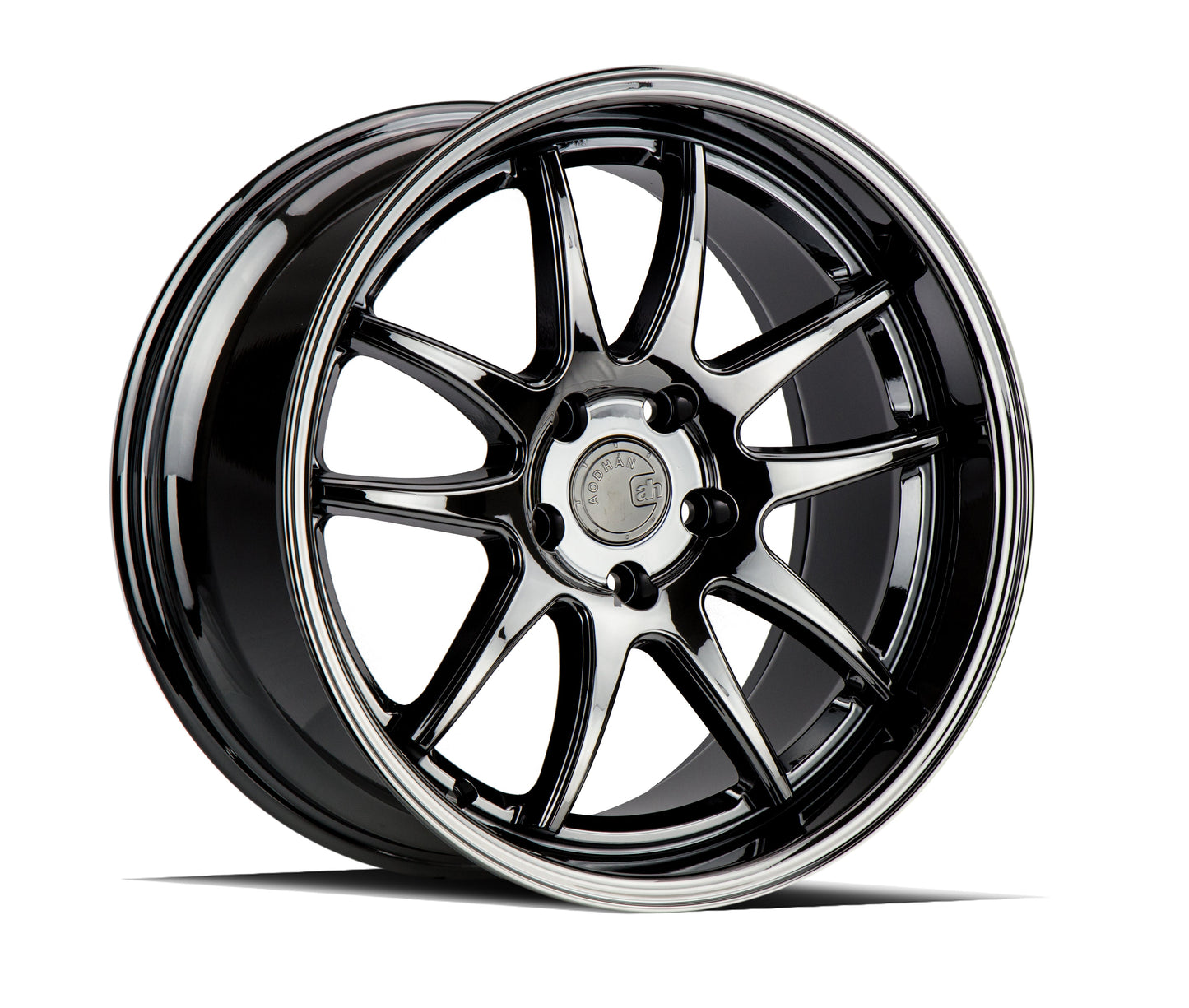 Aodhan 18x9.5 DS02 Series | Hyper Black | 5x114.3 | +15 | 73.1