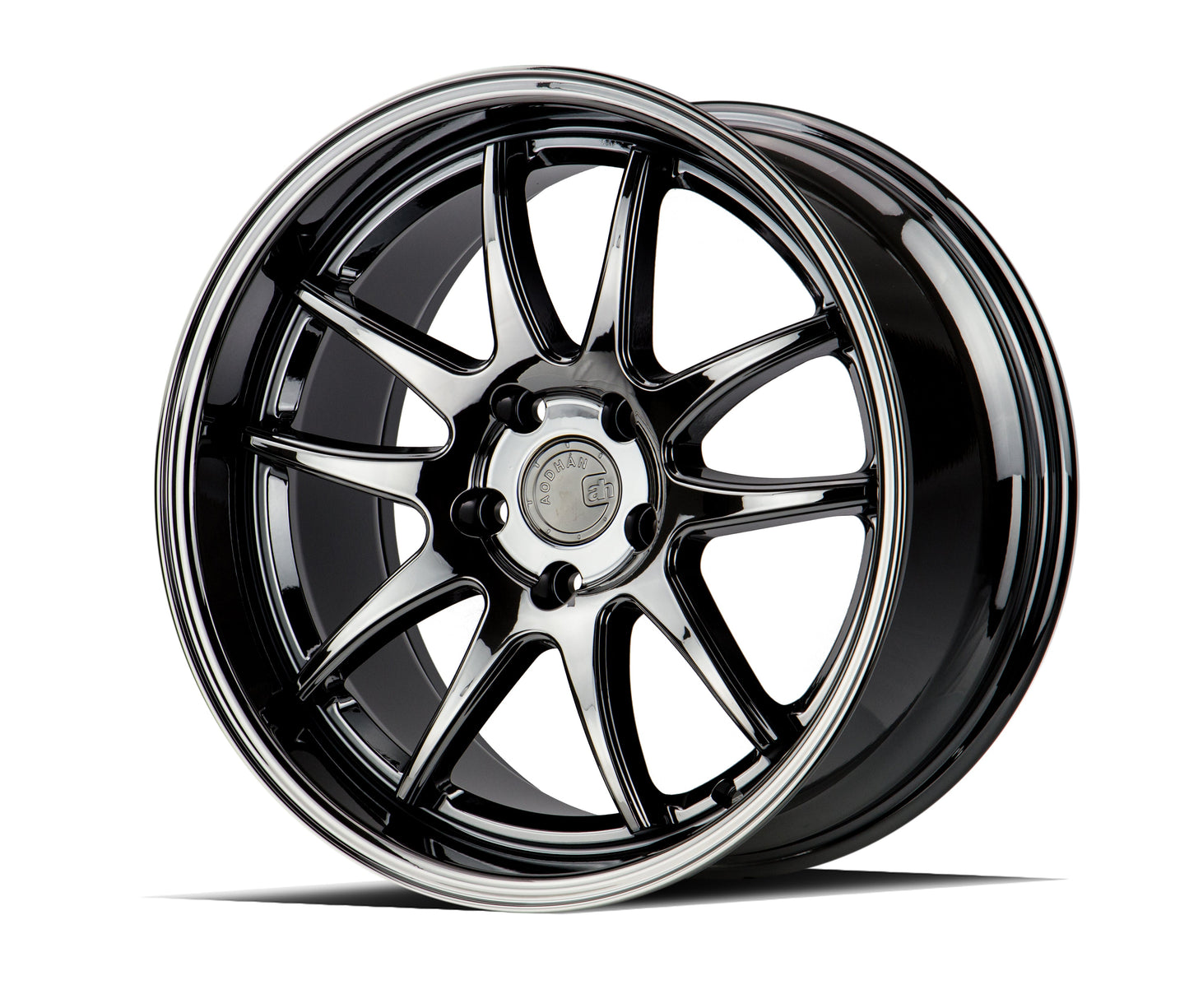 Aodhan 18x9.5 DS02 Series | Black Vacuum | 5x114.3 | +30 | 73.1