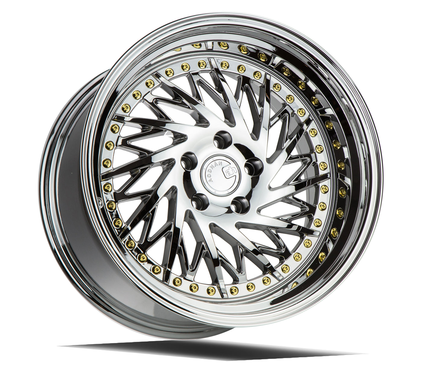 Aodhan 18x9.5 DS03 Series | Gold Vacuum | 5x114.3 | +30 | 73.1
