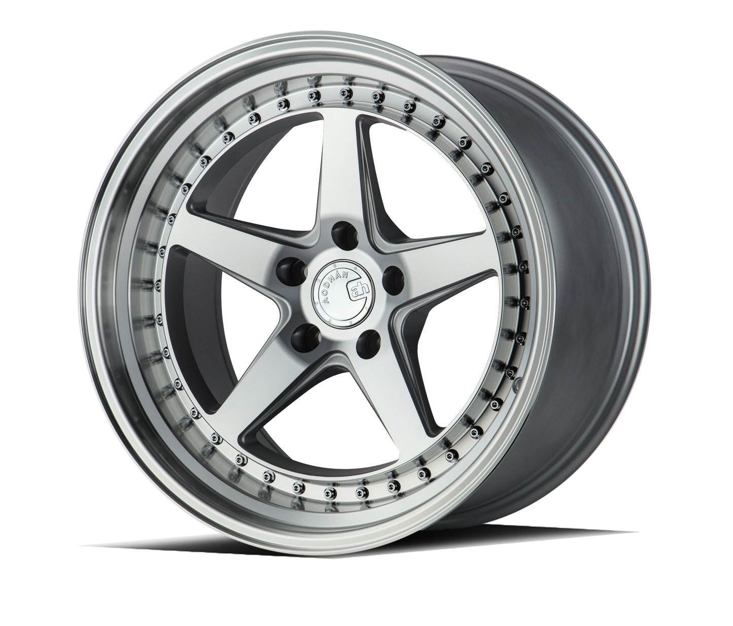 Aodhan 18x9.5 DS05 Series | Silver w/Machined Face | 5x114.3 | +30 | 73.1