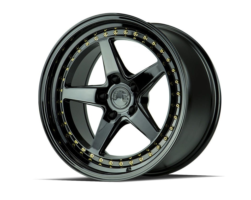 Aodhan 19x11 DS05 Series | Gloss Black | 5x114.3 | +15 | 73.1