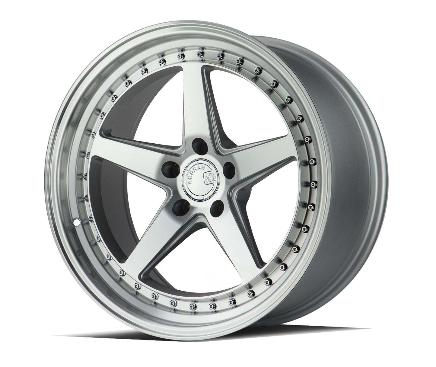 Aodhan 18x10.5 DS05 Series | Silver w/Machined Face | 5x114.3 | +22 | 73.1