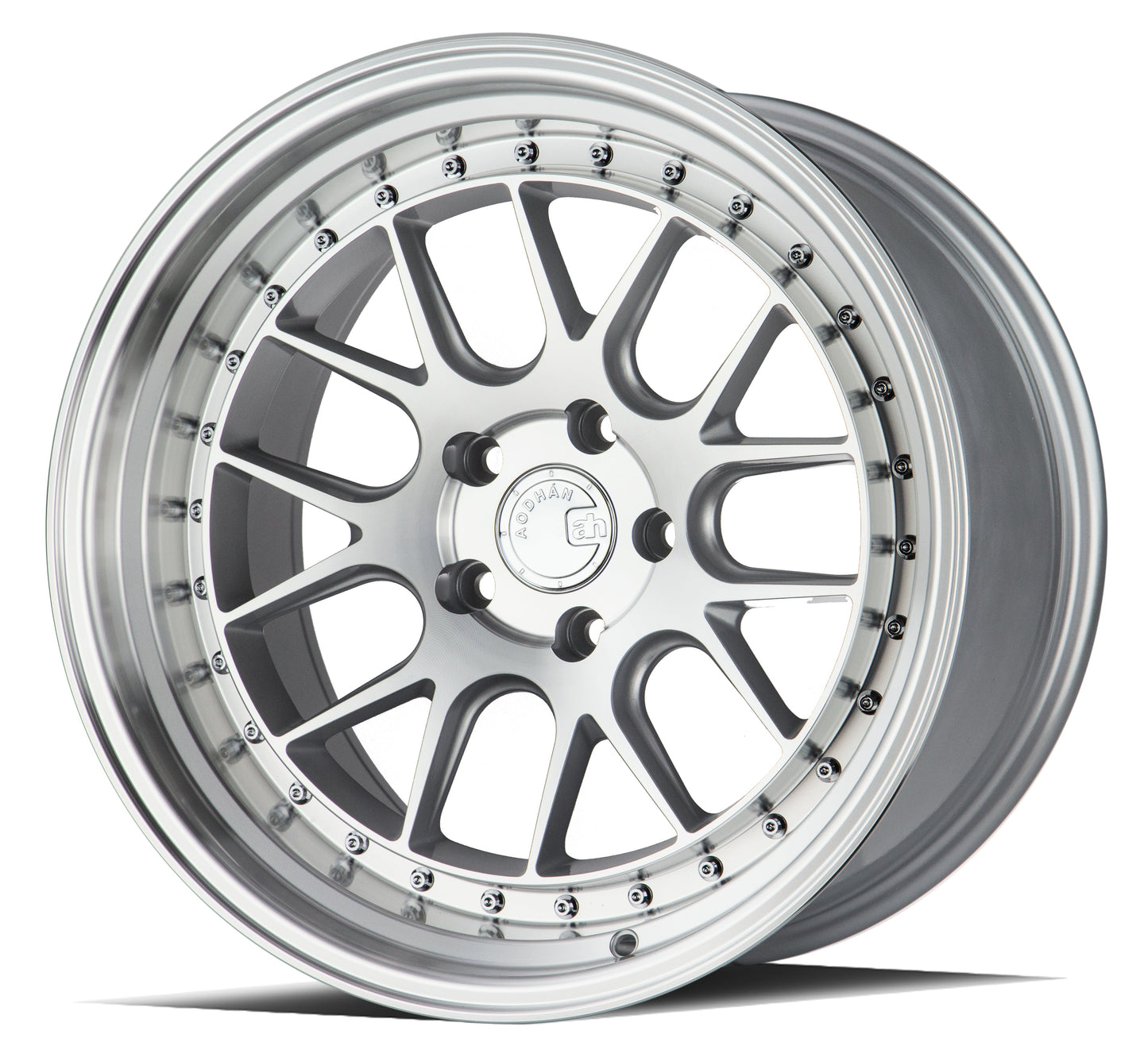 Aodhan 19x11 DS06 Series | Silver w/Machined Face | 5x114.3 | +22 | 73.1
