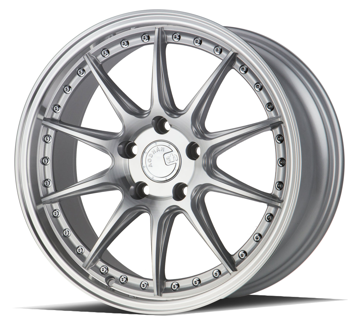 Aodhan 19x9.5 DS07 Series | Silver w/Machined Face | 5x114.3 | +22 | 73.1