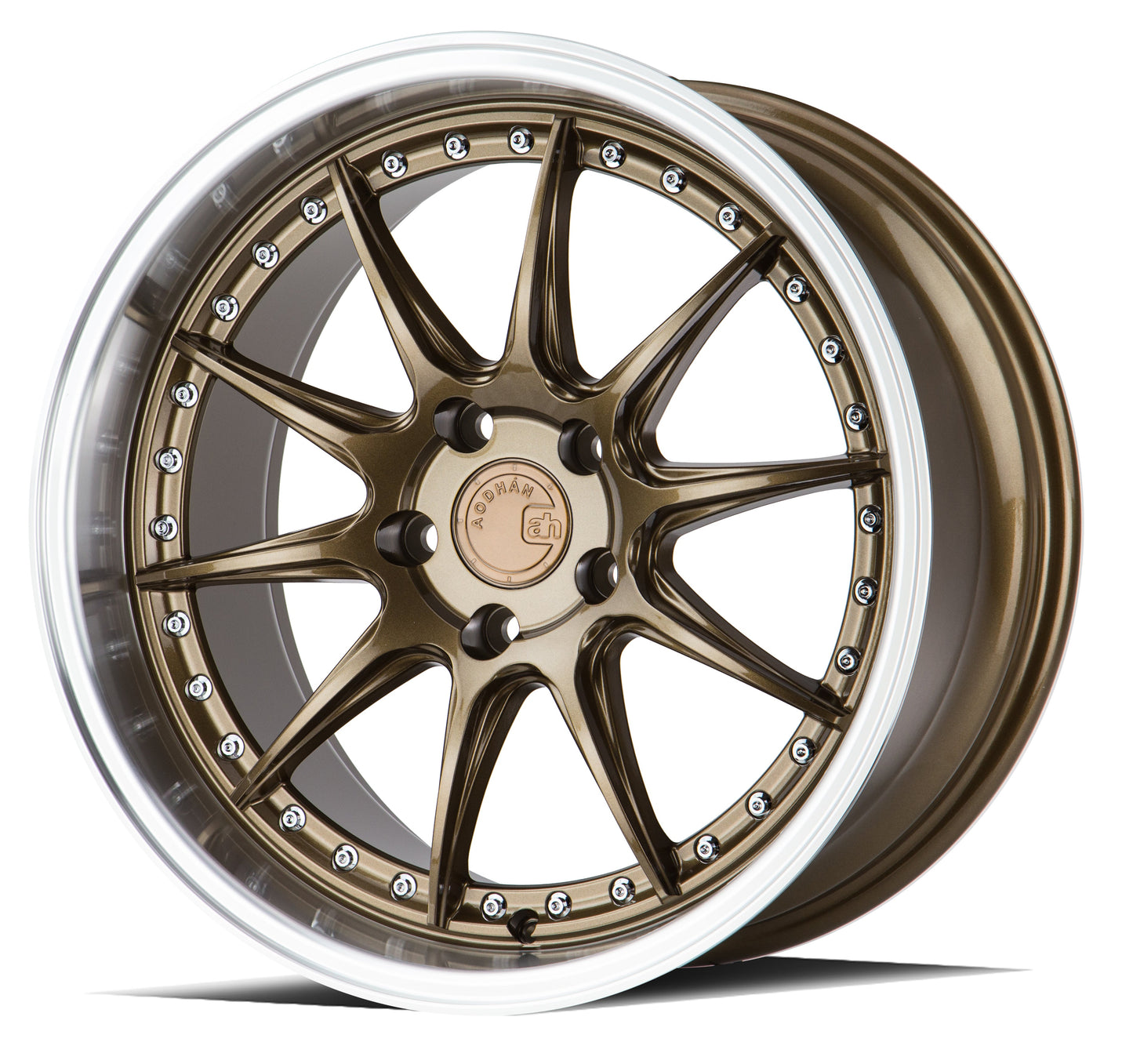 Aodhan 18x9.5 DS07 Series | Bronze w/Machined Lip | 5x114.3 | +30 | 73.1