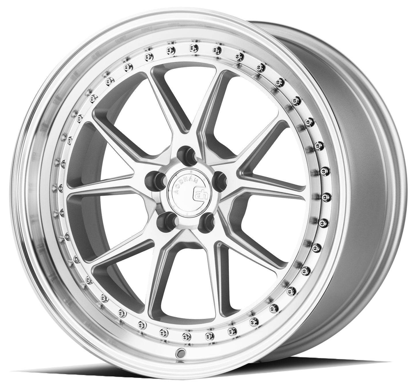 Aodhan 18x8.5 DS08 Series | Silver w/Machined Face | 5x114.3 | +35 | 73.1