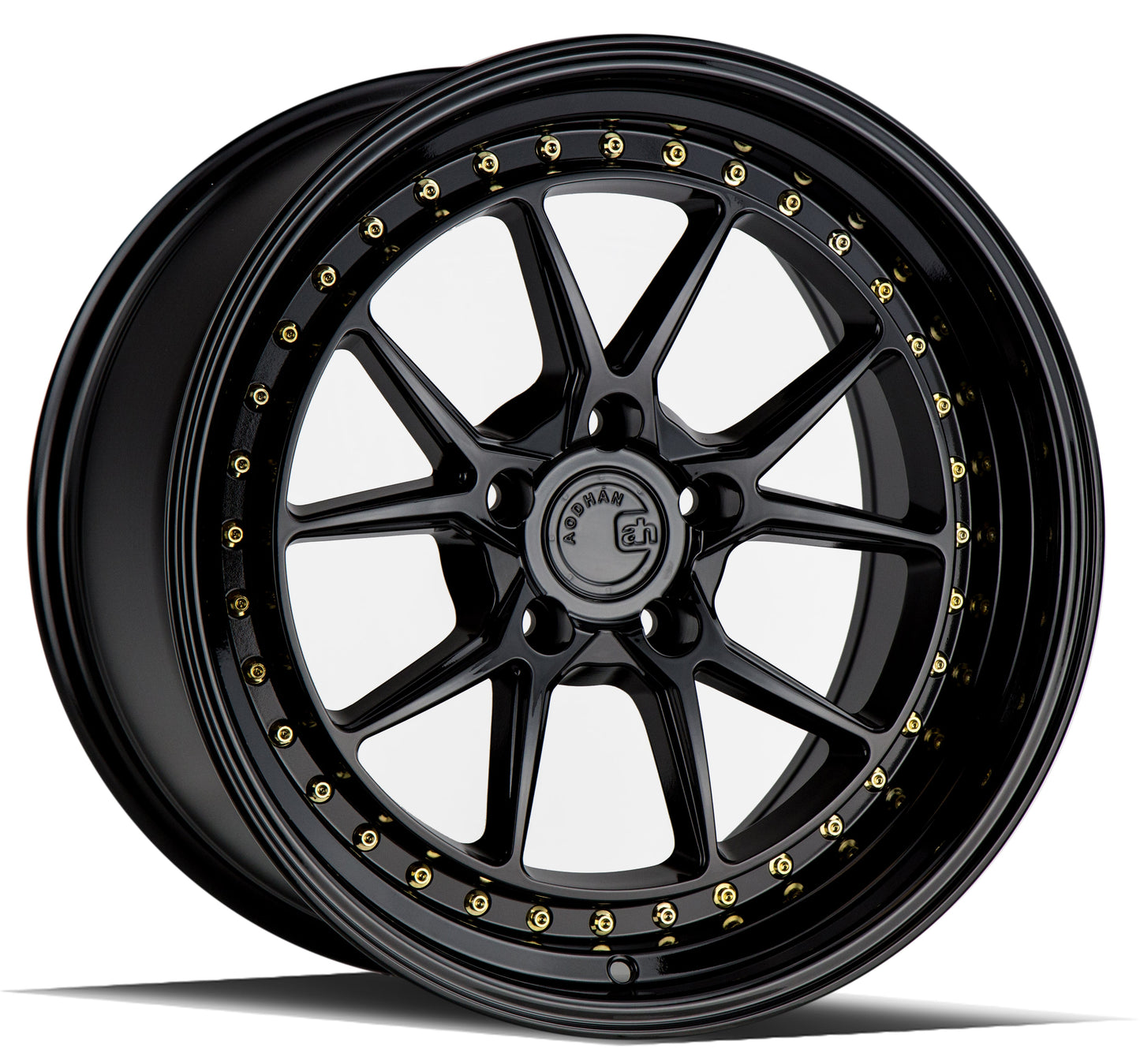 Aodhan 19x8.5 DS08 Series | Bronze w/Machined Lip | 5x114.3 | +35 | 73.1
