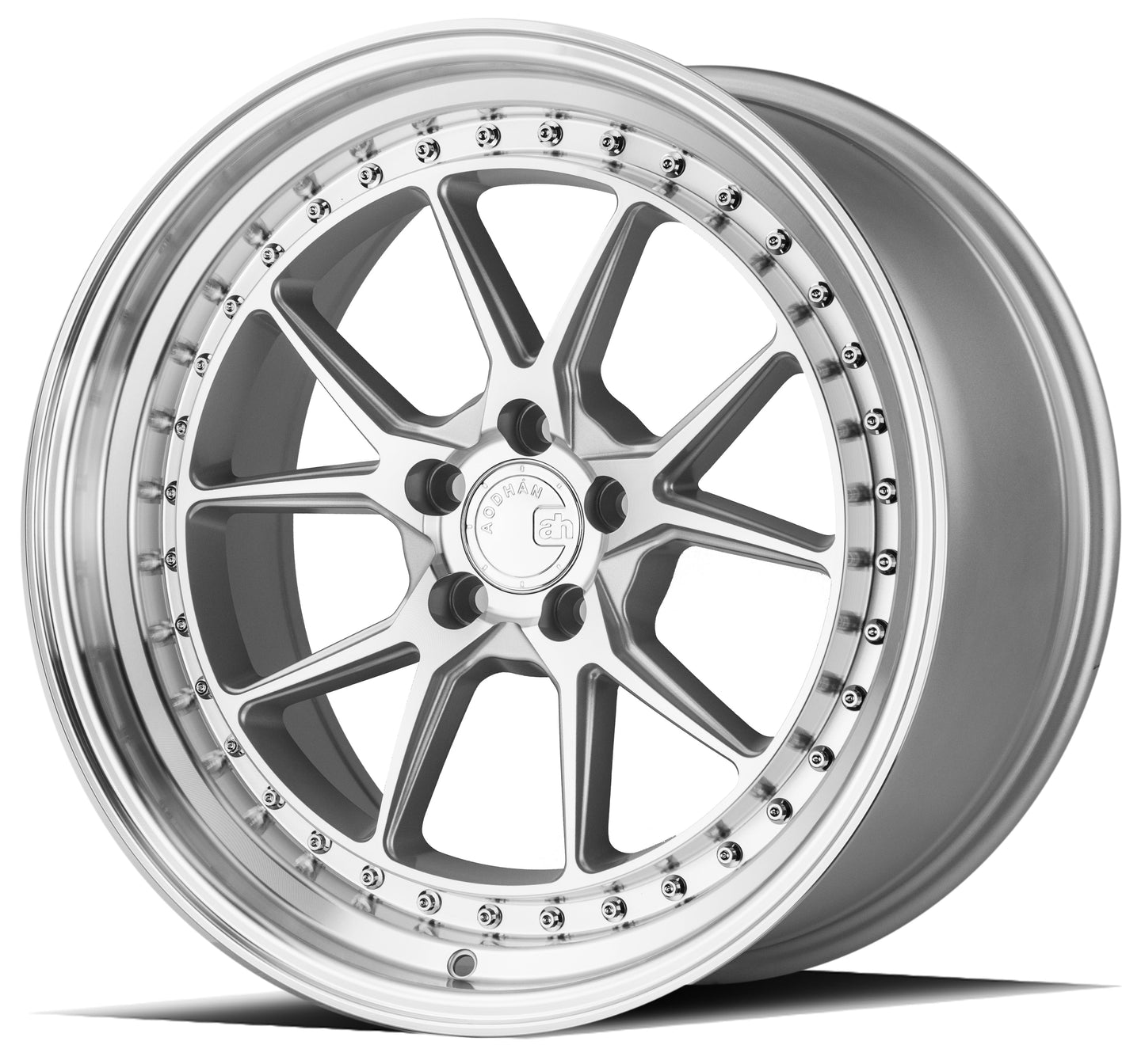 Aodhan 18x9.5 DS08 Series | Silver w/Machined Face | 5x114.3 | +30 | 73.1