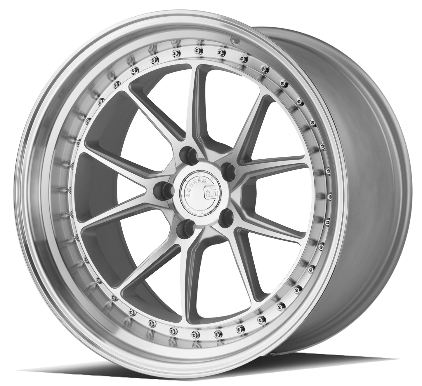 Aodhan 18x10.5 DS08 Series | Silver w/Machined Face | 5x114.3 | +15 | 73.1