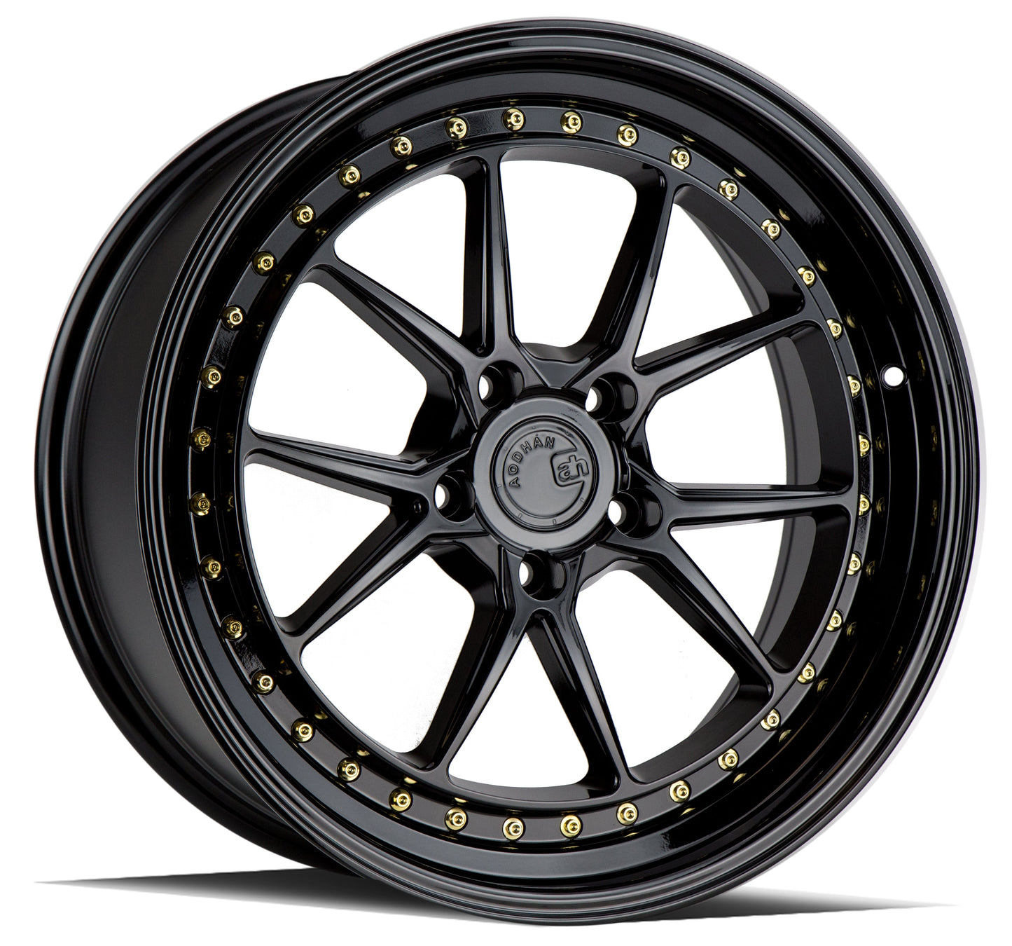 Aodhan 18x8.5 DS08 Series | Bronze w/Machined Lip | 5x120 | +35 | 72.6