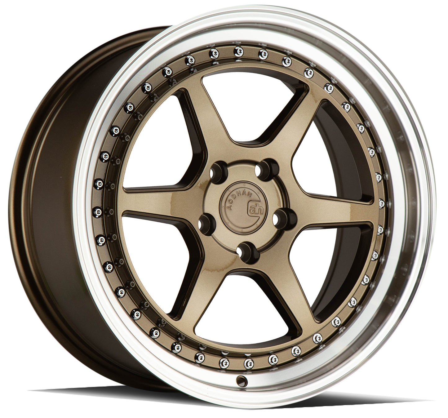 Aodhan 18x9.5 DS09 Series | Bronze w/Machined Lip | 5x100 | +35 | 73.1