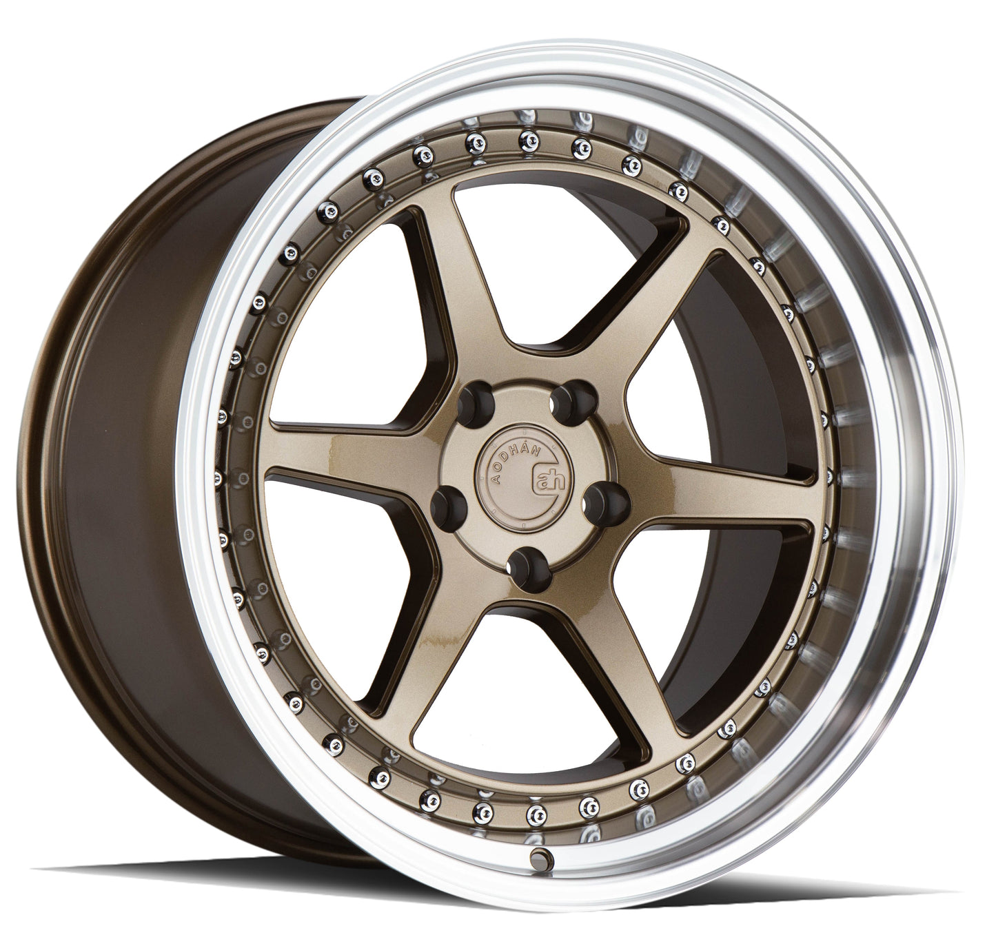 Aodhan 18x9.5 DS09 Series | Bronze w/Machined Lip | 5x114.3 | +22 | 73.1