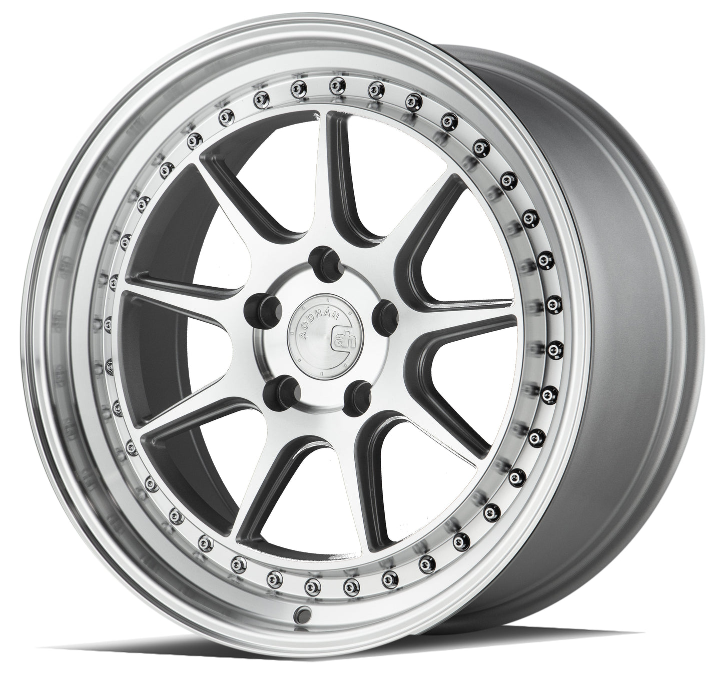 Aodhan 18x8.5 DS-X Series | Silver w/Machined Face | 5x114.3 | +35 | 73.1