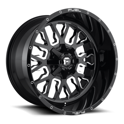 Fuel 1PC STROKE 22X10 8X170 125.1 NBL -18 Wheels