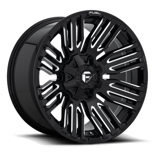 Fuel 1PC D649 20X10 8X180 GL-BLK-MIL -18MM Wheels