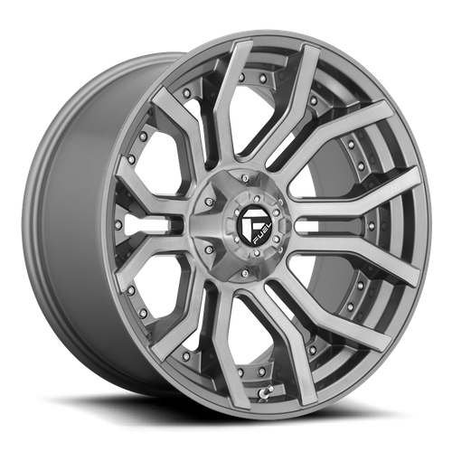 Fuel 1PC RAGE PLTNM 20X10 8X180 124.2 GLRT -18 Wheels