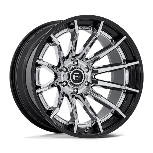 Fuel 1PC BURN 20X10 6X135 87 -18 CHR G-BLK Wheels