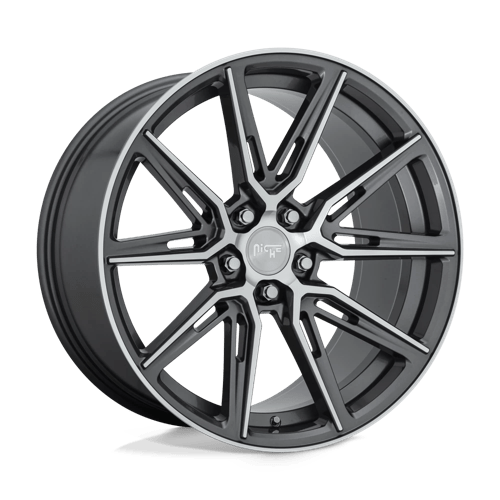 Niche 1PC M220 20X10.5 5X120 GL-ANTH-MACH 40MM Wheels