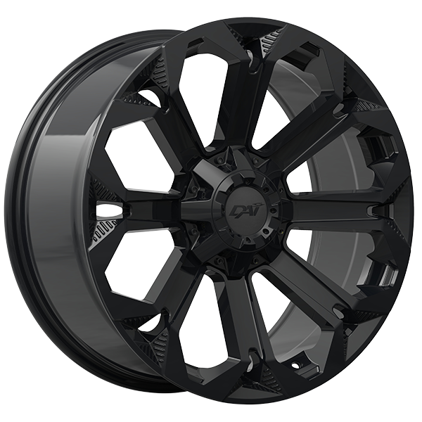 Gloss Black Abyss Conical DAI Wheels | 20x9 5x139.7 DW1282001