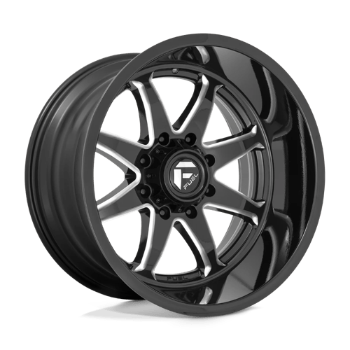 Fuel 1PC D749 HAMMER 22X12 8X6.5 125.2 NBL -44MM Wheels