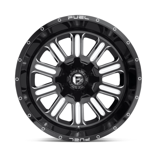 Fuel 1PC D620 20X12 8X6.5 GL-BLK-MIL -44MM Wheels
