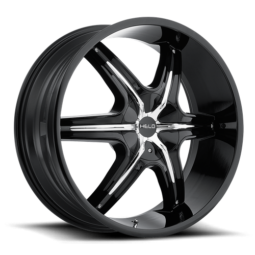 Helo HE891 22X9 BLANK G-BLK W/ ACC 35MM (108-140) Wheels