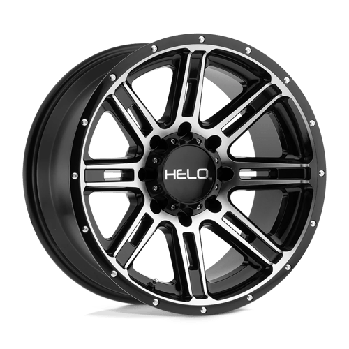 Helo HE900 18X9 8X6.5 G-BLK MACH 00MM Wheels