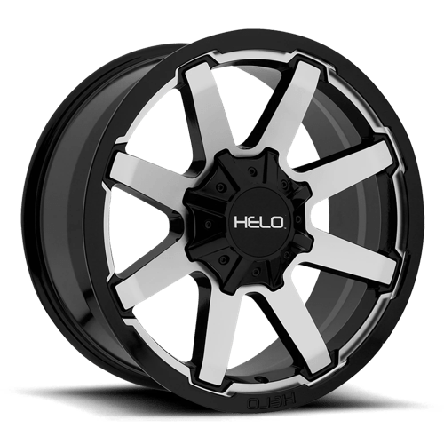 Helo HE909 20X9 8X6.5 G-BLK MACH 0MM Wheels