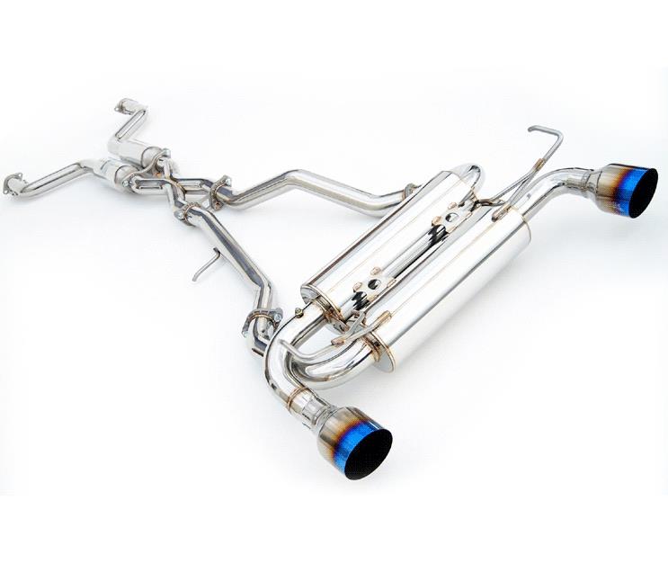 Invidia 07+ Infiniti G37 Coupe Gemini Rolled Stainless Steel Tip Cat-back Exhaust