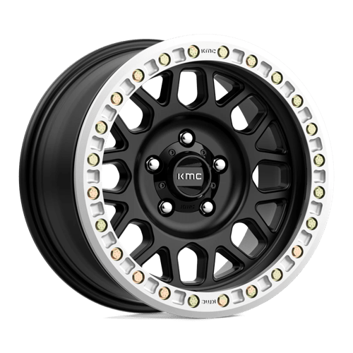 KMC GRENADE DESERT BL 17X8.5 6X6.5 S-BLK +0 Wheels