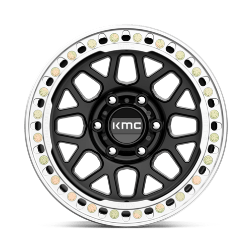 KMC GRENADE CRAWL BL 17X9 6X5.5 S-BLK -38 Wheels
