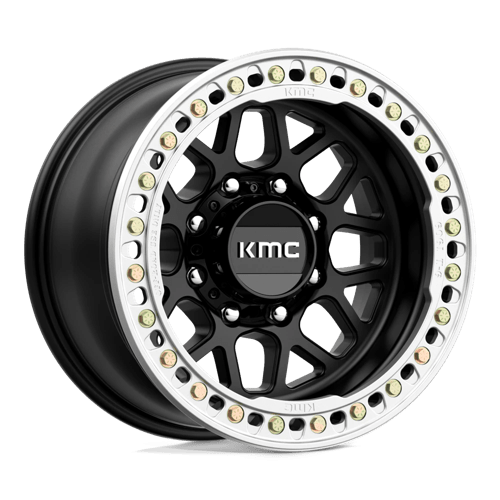 KMC GRENADE CRAWL BL 17X9 8X6.5 S-BLK -38 Wheels