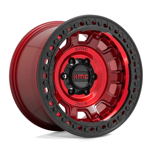 KMC TANK BL 17X9 6X5.5 C-RED -15 Wheels