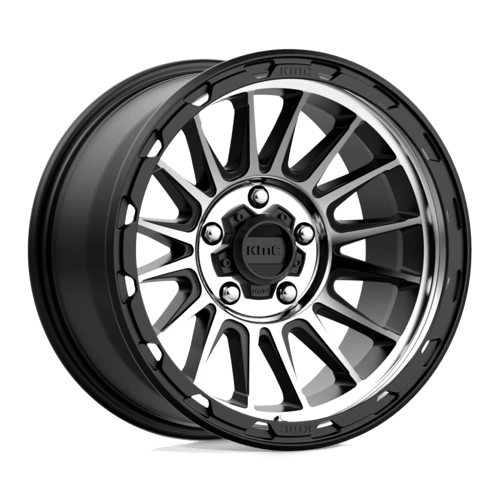 KMC KM542 17X9 5X5.0 S-BLK MACH -12MM Wheels