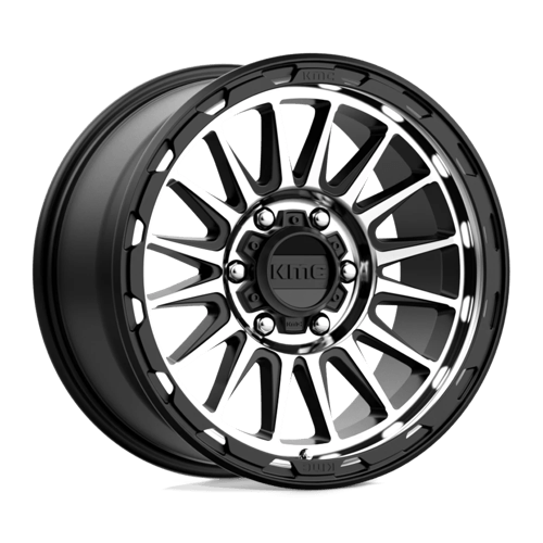 KMC KM542 18X9 6X4.5 S-BLK MACH 18MM CB 66.1 Wheels