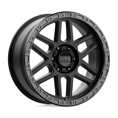 KMC KM544 20X9 6X5.5 S-BLK GB LP 18MM Wheels