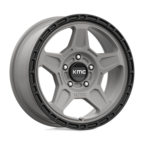 KMC KM721 16X7 5X100 S-GRAY BLK LP 15MM Wheels