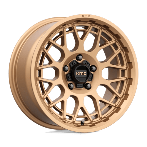 KMC KM722 17X8.5 5X5.0 BRONZE 18MM Wheels