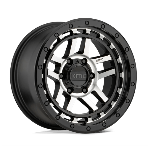 KMC KM540 18X8.5 5X5.0 S-BLK MACH 00MM Wheels