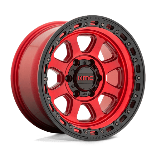KMC KM548 18X9 8X6.5 C-RED BLK-LP 18MM Wheels